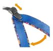 Imagen de Collar azul y animalitos 37-45cm x 25mm