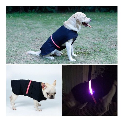 Imagen de Capa impemeable luces led M DogLemi