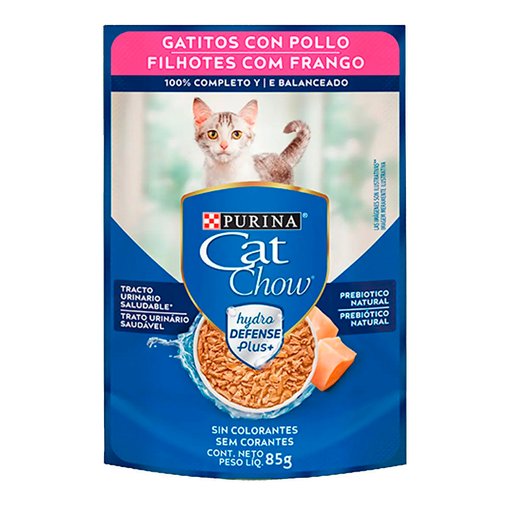 Imagen de Cat Chow Gatitos Pollo Salsa 85grs