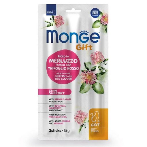 Imagen de Monge Soft Stick Piel Sensible Bacalao y Trebol 15gr