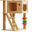 Imagen de Rascador madera 39,5X47,5X120CM