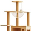 Imagen de Rascador madera 39,5X47,5X120CM