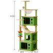 Imagen de Rascador madera 38X48X153CM