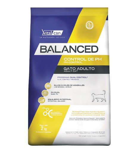 Imagen de Balanced Gato Control PH All Ages x 2 kg.
