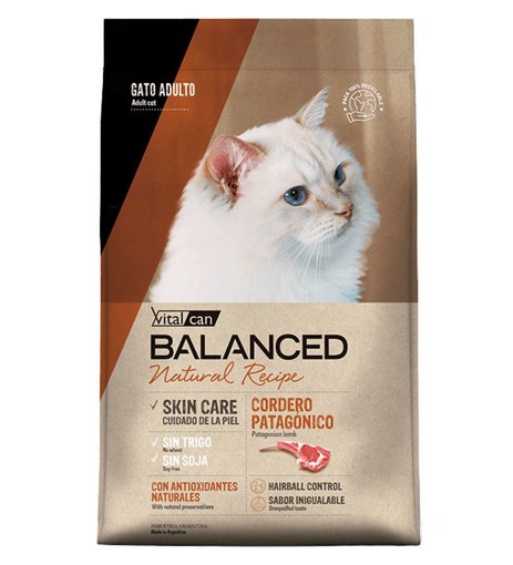 Imagen de Balanced Natural Recipe gato cordero 7.5kg