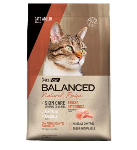 Imagen de Balanced Natural Recipe gato trucha 3kg