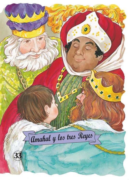 Imagen de Amahal y los tres Reyes. Troquelados clásicos