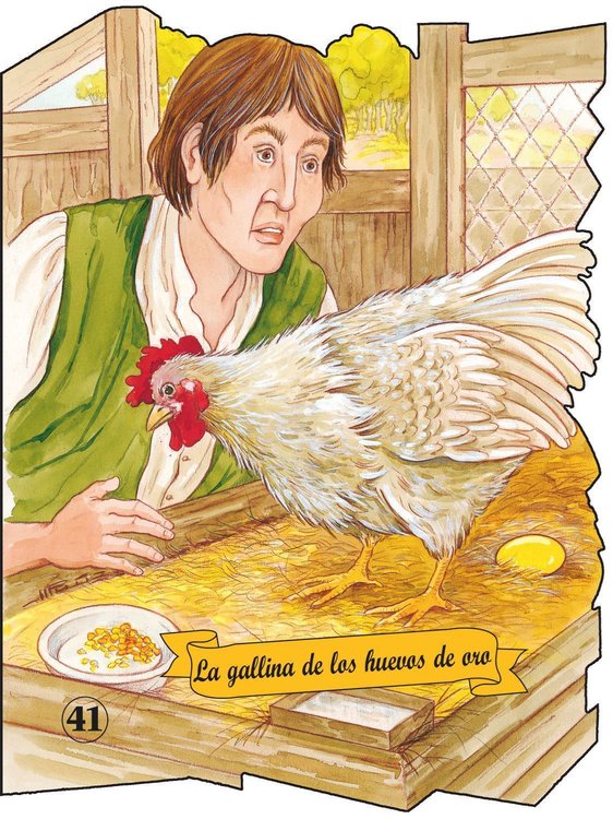 Imagen de La gallina de los huevos de oro. Troquelados clásicos