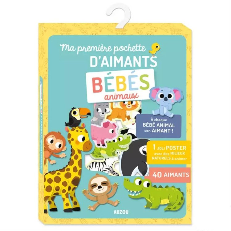 Imagen de Juego de imanes, animales bebés