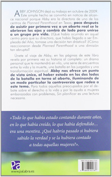 Imagen de Sin planificar - Abby Johnson, Cindy Lambert