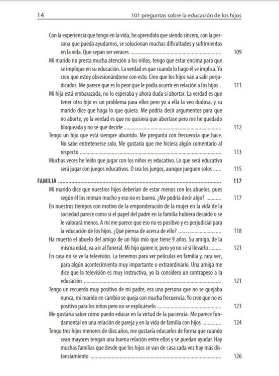 Imagen de 101 preguntas sobre la educación de los hijos