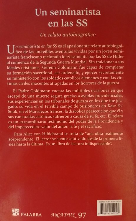 Imagen de Un seminarista en las SS