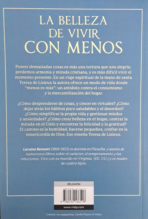 Imagen de La belleza de vivir con menos