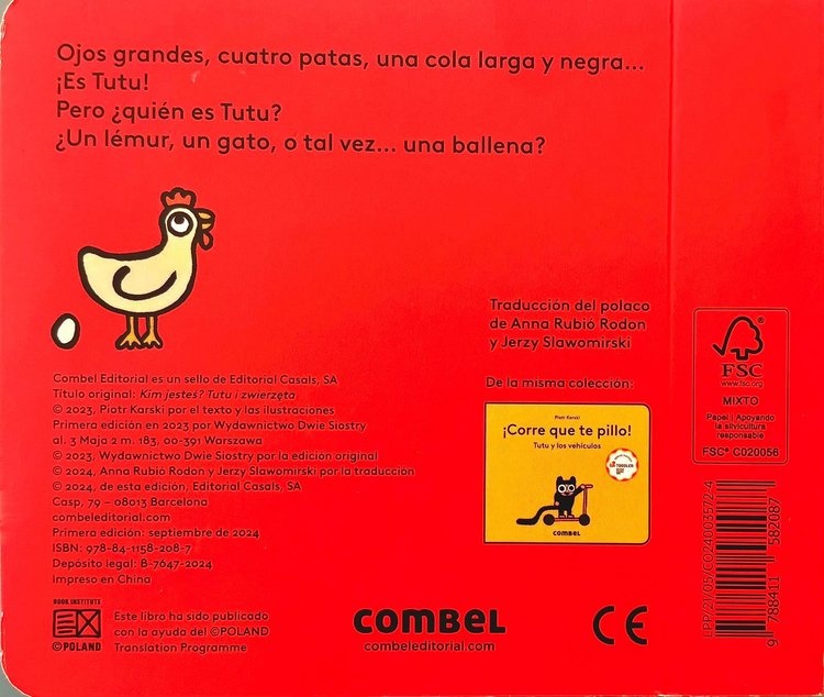 Imagen de ¿Quién eres? Tutu y los animales