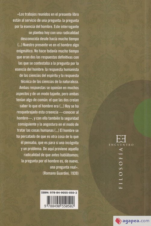 Imagen de Mundo y persona
