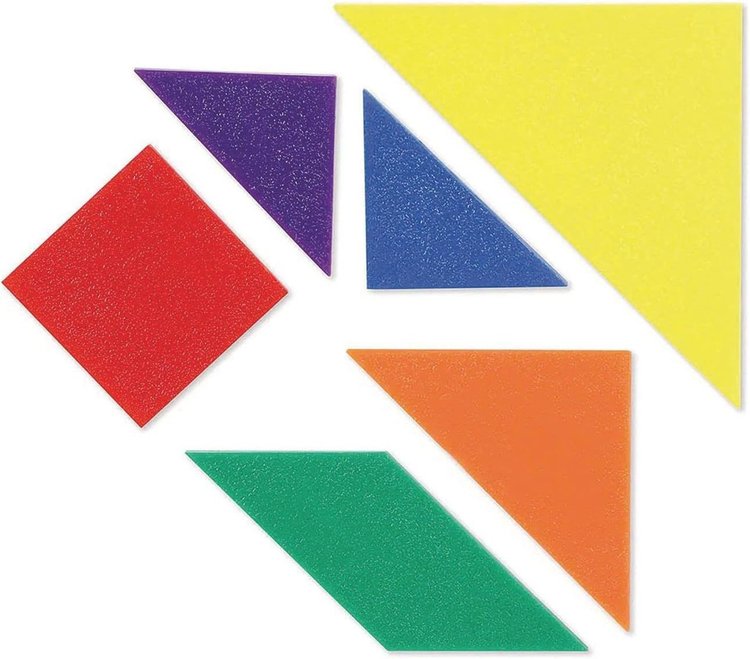 Imagen de Tangrams (set de 30) 4 colores