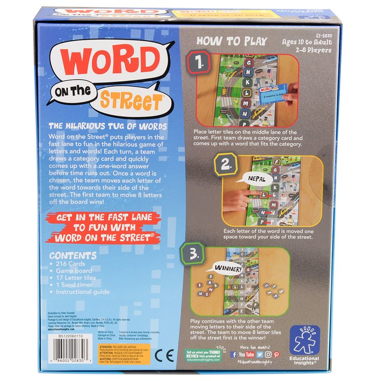 Imagen de Word on the street - Juego de caja en inglés