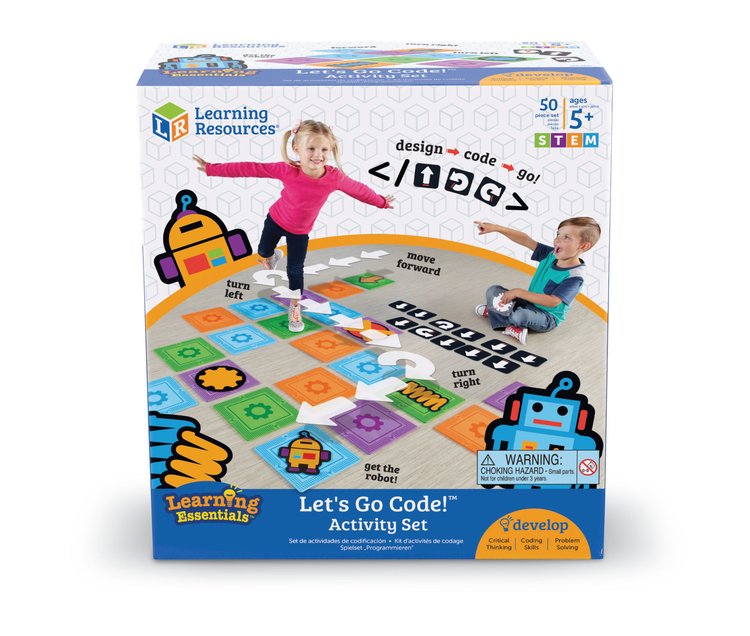 Imagen de Juego de piso con actividades de codificación