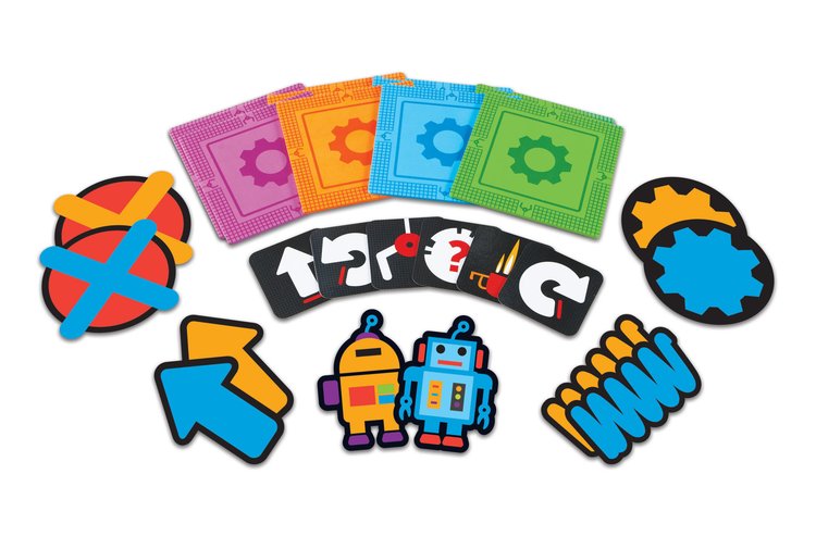Imagen de Juego de piso con actividades de codificación