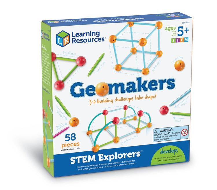 Imagen de Set de actividades con formas geométricas - Geomakers