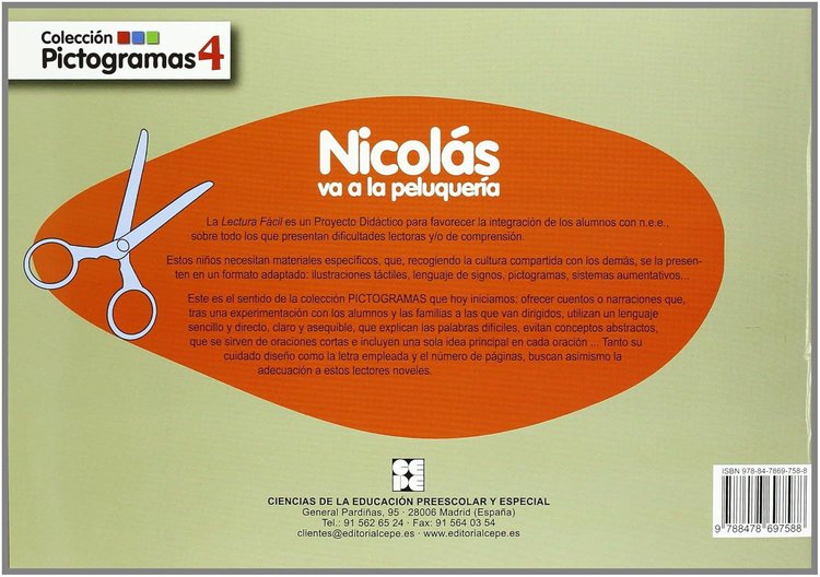Imagen de Pictogramas: Nicolás va a la peluquería