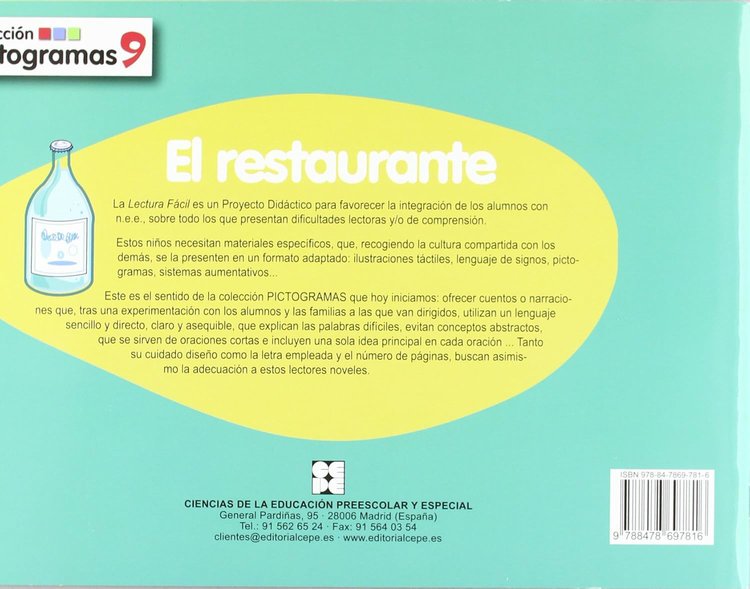 Imagen de Pictogramas: El restaurante