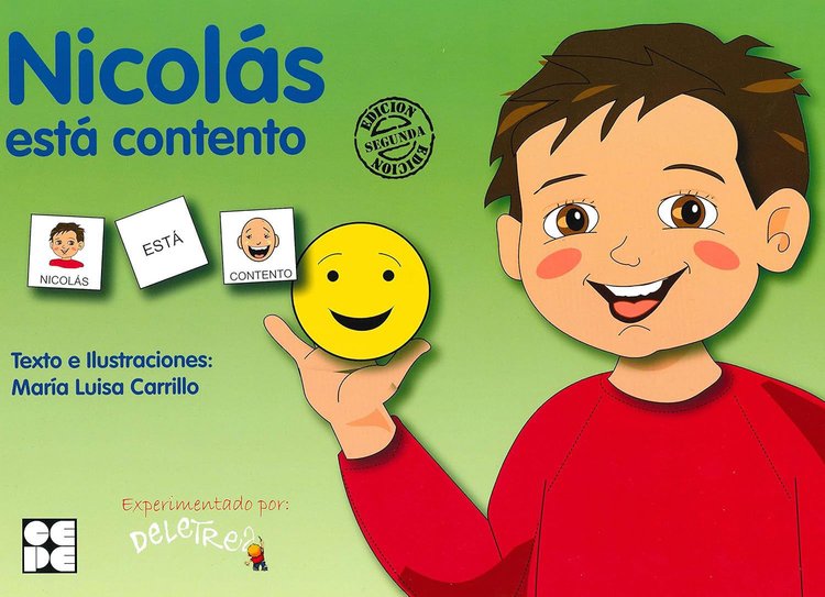Imagen de Pictogramas: Nicolás está contento