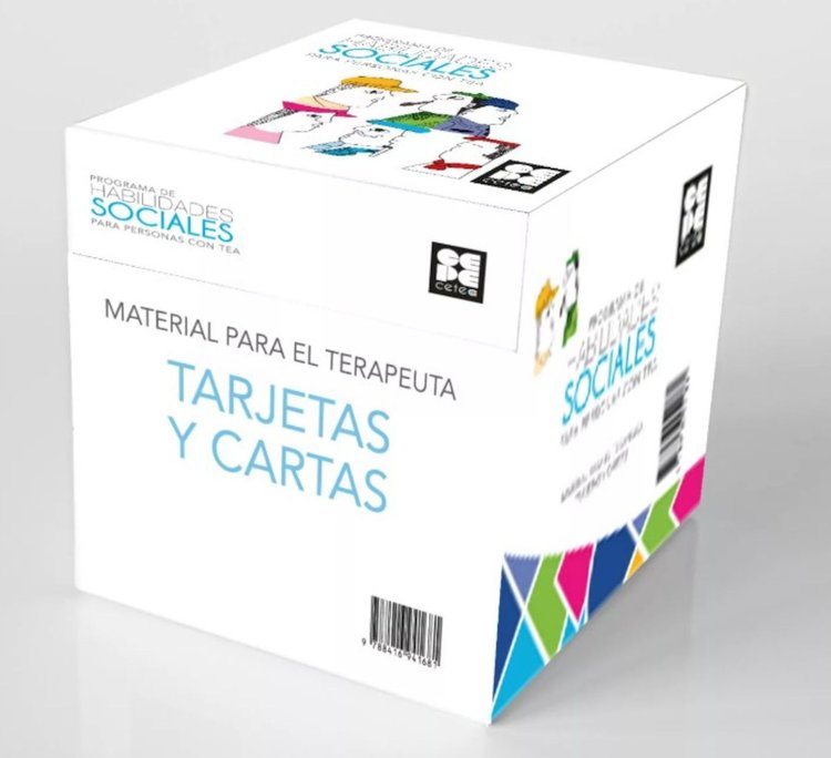 Imagen de Programa de habilidades sociales para personas con TEA. Material para el terapeuta 2. Caja con tarjetas y baraja juego