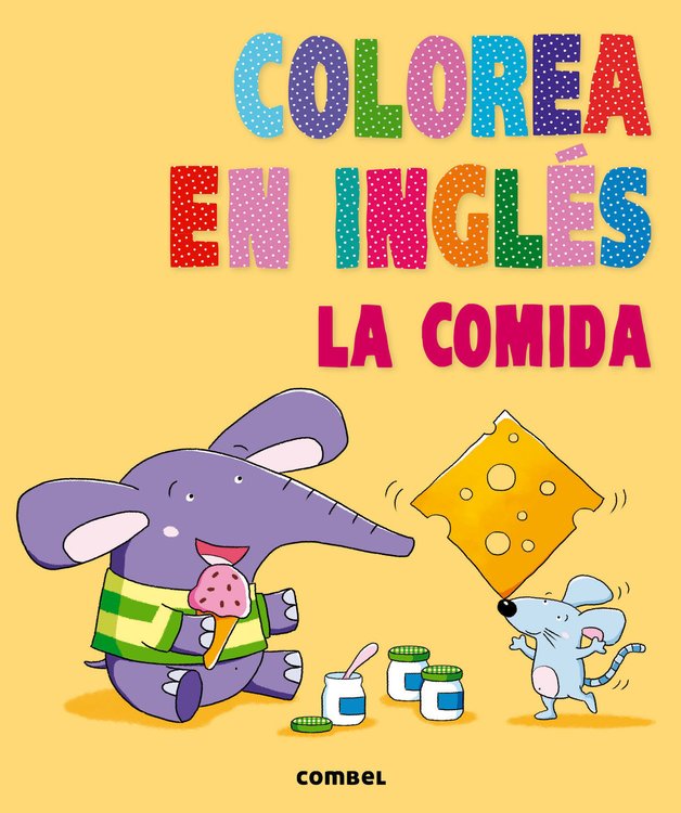 Imagen de Colorea en inglés. La comida