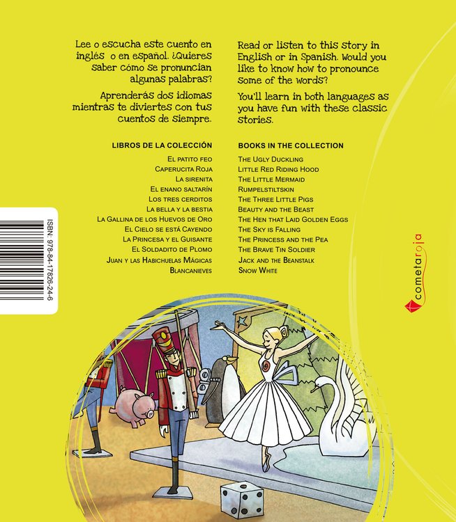 Imagen de El soldadito de plomo - The brave tin soldier.  Audiolibro bilingüe