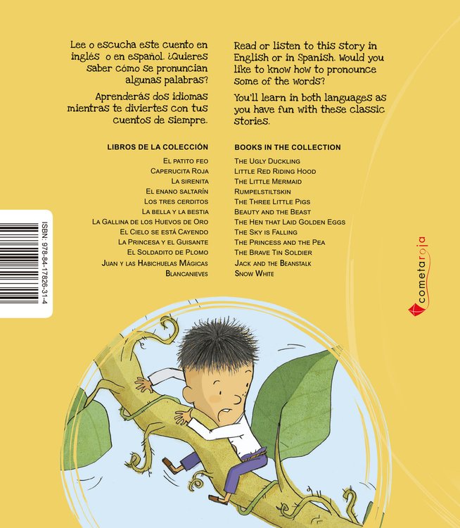 Imagen de Juan y las habichuelas mágicas - Jack and the beanstalk. Audiolibro bilingüe