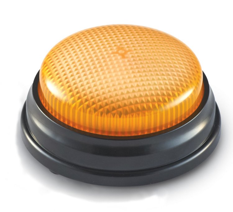 Imagen de Buzzer con luces y sonidos x1 amarillo