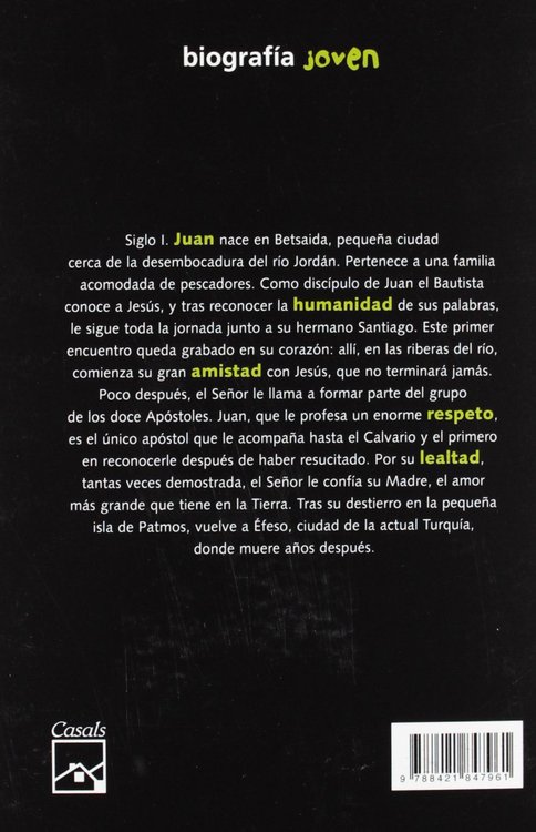 Imagen de San Juan de Betsaida: El hijo del trueno. Biografía joven