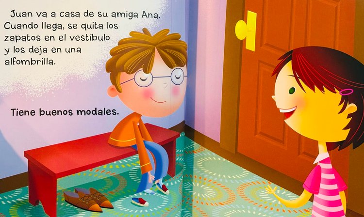 Imagen de Buenos modales en casa de un amigo
