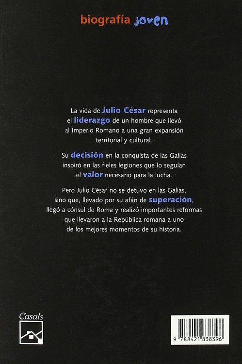 Imagen de Julio César: Veni, vidi, vici. Biografía joven