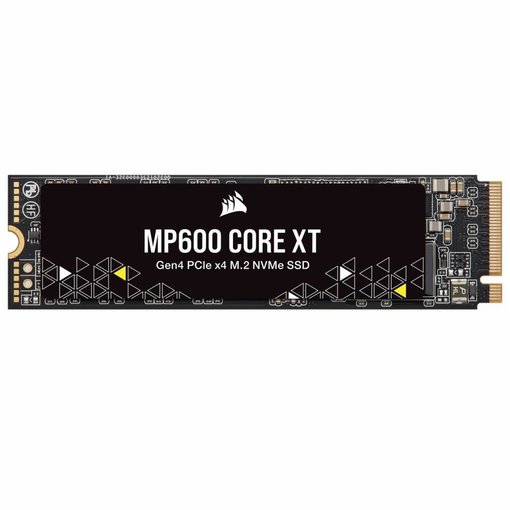 Disco SSD M.2 Corsair MP600 Core XT 4TB PCIe 4.0 NVMe, unidad de almacenamiento de alta velocidad para PC Gamer, notebooks y estaciones de trabajo, modelo CSSD-F4000GBMP600CXT.