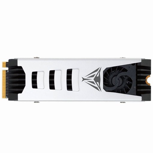 Disco SSD M.2 NVMe Patriot Viper PV553 2TB PCIe 5.0 Gen5 con disipador activo y ventilador integrado modelo PV553P2TBM28H, velocidades de hasta 12400 MB/s para gaming y estaciones de trabajo