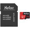 Memoria Micro SD NETAC P500 Extreme Pro 256GB UHS-I U3 V30 A1 NT02P500PRO-256G-R con adaptador SD para cámaras 4K, drones, Nintendo Switch y smartphones