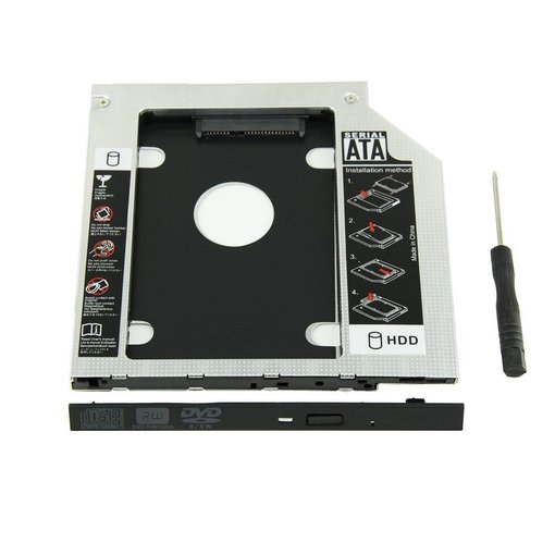 Imagen de BANDEJA UNIVERSAL HIGHFINE SATA 2.5" SSD HDD PARA HP DELL LENOVO