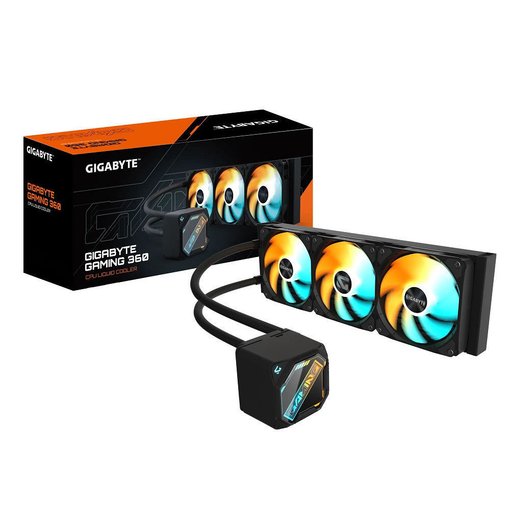 GIGABYTE GAMING 360 refrigeración líquida AIO con ventiladores ARGB de 120 mm