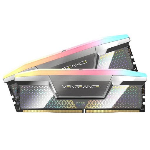 Memoria CORSAIR VENGEANCE RGB 48GB (2x24GB) DDR5 8400MT/s CL40 CUDIMM CMHC48GX5M2X8400C40 para PC Gamer de alto rendimiento y overclocking