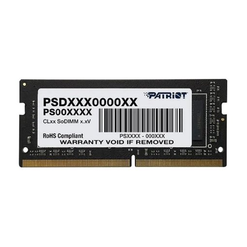 Memoria PATRIOT Signature 16GB DDR4 3200MHz SODIMM CL22 PSD416G32002S para notebook, laptop y mini PC de alto rendimiento