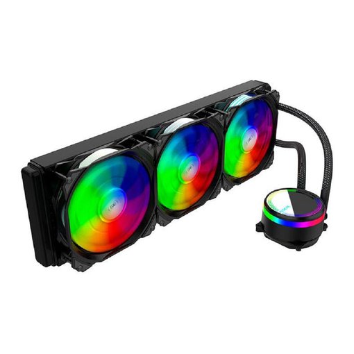 Water Cooler Alseye M360 Black RGB de 360mm con refrigeración líquida AIO.