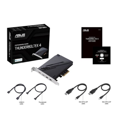 Tarjeta de expansión ASUS ThunderboltEX 4 con puertos Thunderbolt 4 USB‑C y DisplayPort