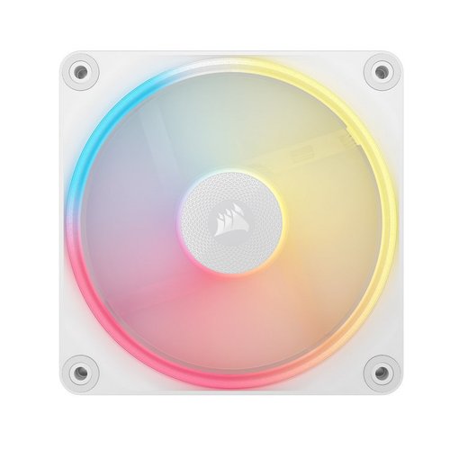 Fan Cooler Corsair iCUE LINK LX120-R RGB de 120 mm color negro con control PWM, iluminación RGB direccionable y sistema iCUE LINK para gabinetes y radiadores de alto rendimiento.