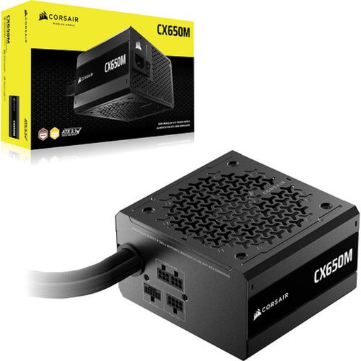Fuente de alimentación Corsair CX650M 650W 80 Plus Bronze Semi Modular modelo CP-9020310-NA.