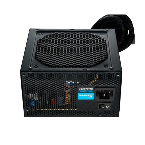 Fuente de alimentación Seasonic S12II-650W SSR-650GB3 de 650W con certificación 80 Plus Bronze para computadoras de uso general y equipos de rendimiento medio.