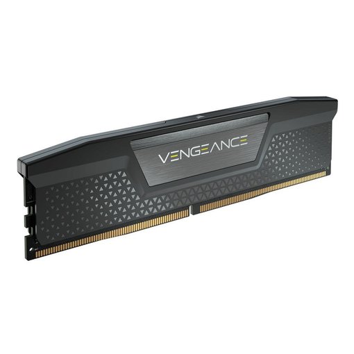 Memoria RAM Corsair VENGEANCE DDR5 de 16GB, velocidad 5200 MT/s, latencia CL40, formato UDIMM para PC de escritorio, ideal para gaming y alto rendimiento.
