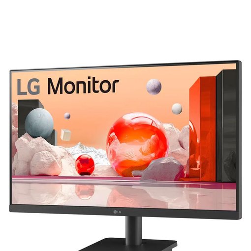 Monitor LG 24MS500 de 24 pulgadas con panel IPS Full HD 100Hz y conexión HDMI para trabajo, estudio y entretenimiento