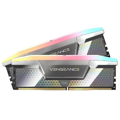 Memoria CORSAIR VENGEANCE RGB 48GB (2x24GB) DDR5 8000MT/s CL38 CUDIMM CMHC48GX5M2X8000C38 para PC Gamer, overclocking y alto rendimiento